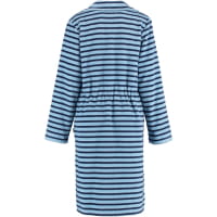 Cawö Damen Bademantel 3340 kurz TG RV - Farbe: blau - 11 S
