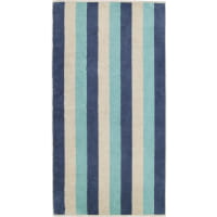 Cawö Handtücher Sense Blockstreifen 6205 - Farbe: nachtblau - 31 - Duschtuch 70x140 cm