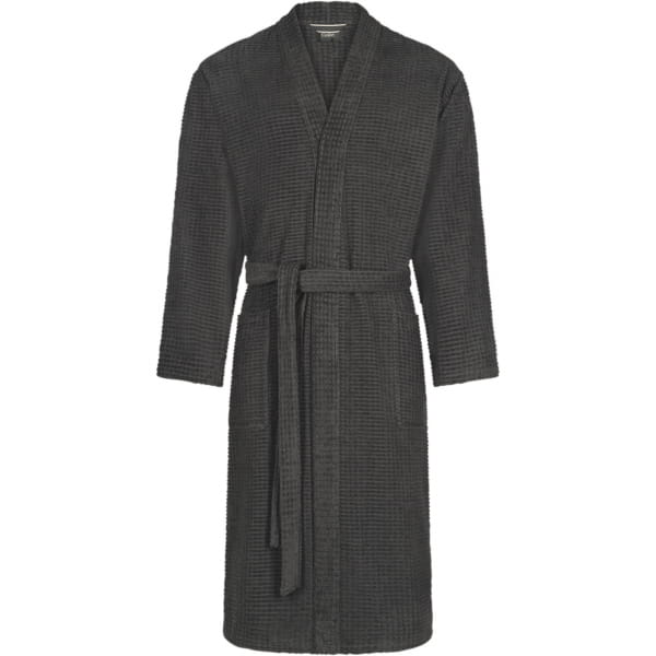 Cawö Bademäntel Herren Kimono PURE Elements 6526 - Farbe: basalt - 740