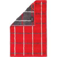 Cawö - Noblesse Square 1079 - Farbe: rot - 27 - Waschhandschuh 16x22 cm