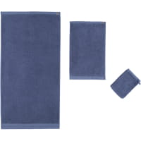 Essenza Connect Organic Uni - Farbe: blue Gästetuch 30x50 cm