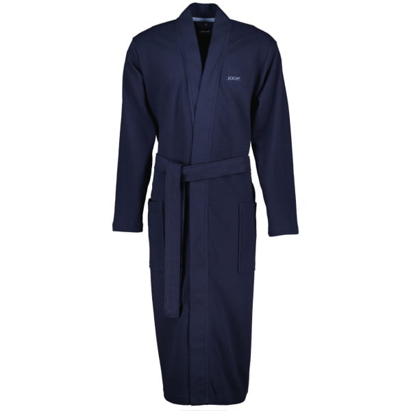 JOOP Herren Bademantel Kimono Pique 1656 - Farbe: Blau - 175 - L