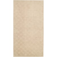 JOOP Uni Cornflower 1670 - Farbe: sand - 375 - Handtuch 50x100 cm