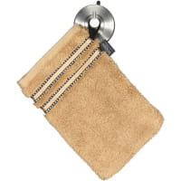 Vossen Handtücher Cult de Luxe - Farbe: camel - 6300 - Waschhandschuh 16x22 cm