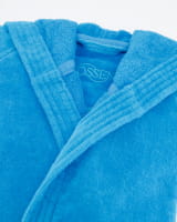 Vossen Bademäntel unisex Kurzmantel mit Kapuze Texas - Farbe: turquoise - 5570