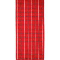 Cawö - Noblesse Square 1079 - Farbe: rot - 27 - Seiflappen 30x30 cm