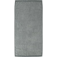 Marc o Polo Timeless Tone Stripe - Farbe: anthrazite/silver Duschtuch 70x140 cm