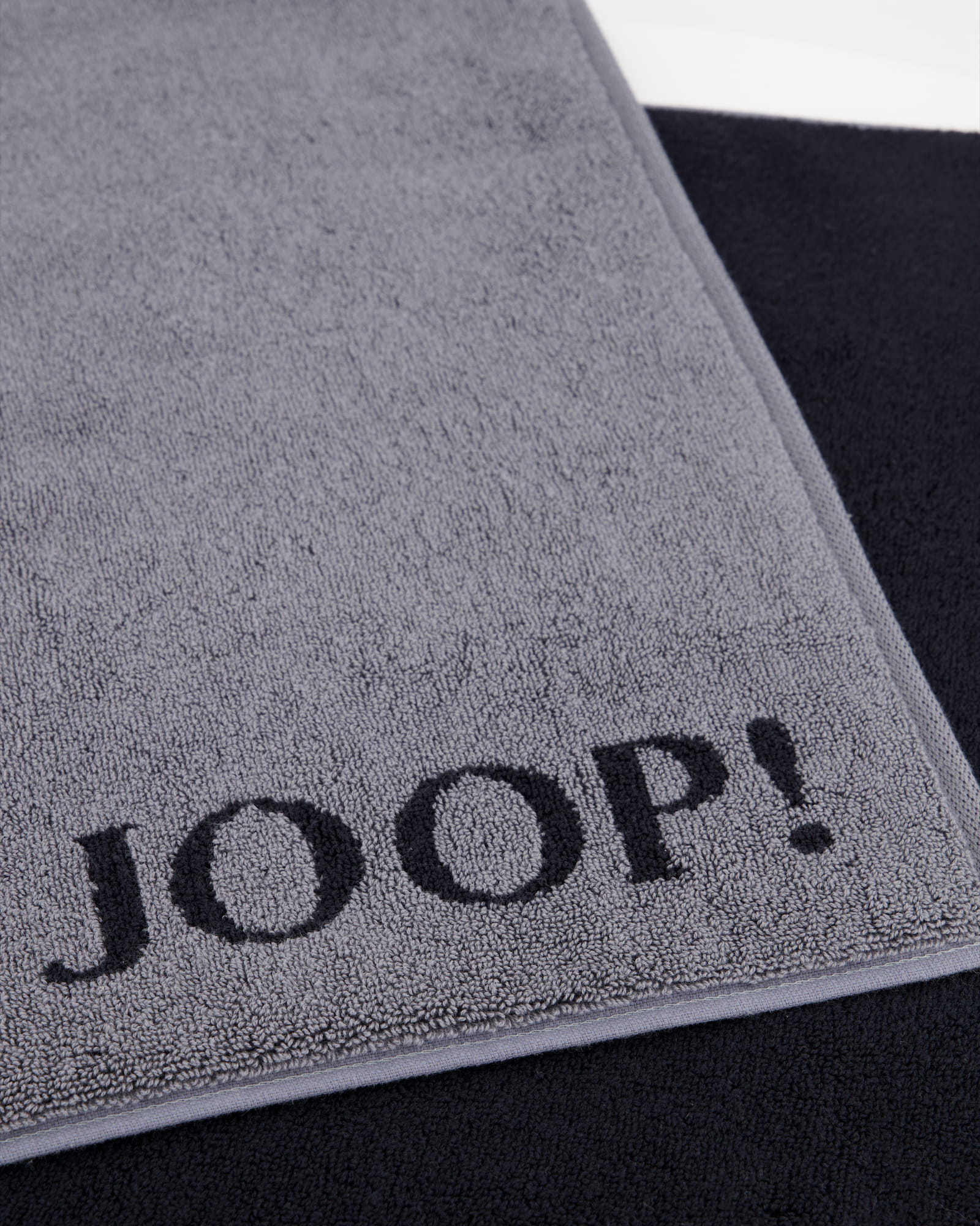 JOOP! Classic - Doubleface Badematte 1600 - 50x80 cm - Farbe: Anthrazit/Schwarz - 91 Detailbild 2