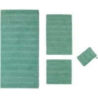 Cawö - Noblesse Uni 1001 - Farbe: 474 - agavegrün Seiflappen 30x30 cm