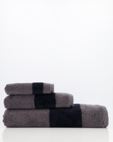 Villeroy &amp; Boch Handtücher Luxury Double 2560 - Farbe: graphite - 79 - Gästetuch 30x50 cm