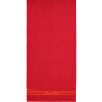 frottana Saunatücher Pearl - Farbe: ruby - 075 - 80x200 cm