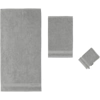 Marc o Polo Melange - Farbe: grey/white - Gästetuch 30x50 cm