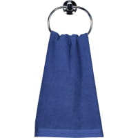 Rhomtuft - Handtücher Baronesse - Farbe: kobalt - 84 - Seiflappen 30x30 cm