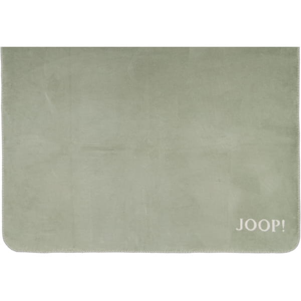 JOOP! Wohndecke Uni-Doubleface - Größe: 150x200 cm - Farbe: Jade-Silber