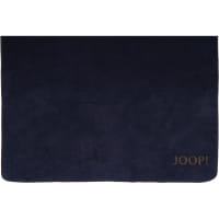 JOOP! Wohndecke Uni-Doubleface - Größe: 150x200 cm - Farbe: Marine-Karamell