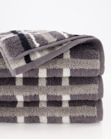 Cawö Handtücher Noblesse Check 1089 - Farbe: anthrazit - 77 - Handtuch 50x100 cm