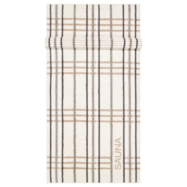Cawö Saunatücher SAUNA Check 6274 - Farbe: natur - 33 - 80x200 cm