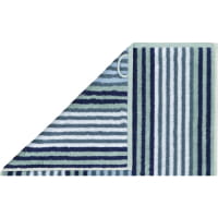 Cawö Handtücher Delight Streifen 6218 - Farbe: fjord - 44 - Handtuch 50x100 cm