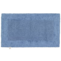 Möve Badteppiche Doubleface - Farbe: steel blue - 847 - 60x100 cm