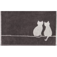 Cawö Handtücher CUTE CATS EDITION You &amp; Me 6263 - Farbe: basalt/platin - 77