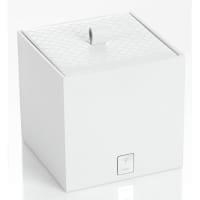 JOOP! BATHLINE - Mehrzweckbehälter M mit Deckel - Farbe: weiß (011211410) - 11x11x11 cm