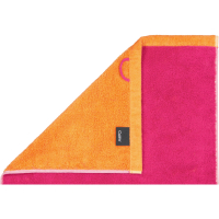 Cawö Handtücher Lifestyle Splash 7071 - Farbe: pink/mandarine - 23 - Seiflappen 30x30 cm