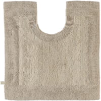 Rhomtuft - Badteppiche Prestige - Farbe: beige - 42 Toilettenvorlage mit Ausschnitt 60x60 cm