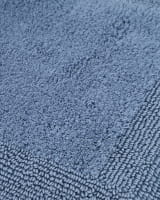 Möve Badteppiche Doubleface - Farbe: steel blue - 847 - 60x100 cm