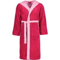 Vossen Bademantel unisex Poppy - Farbe: cranberry - 002 (161903)