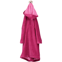 Cawö Home - Damen Bademantel Kurz Kapuze 822 - Farbe: beere - 22 - L