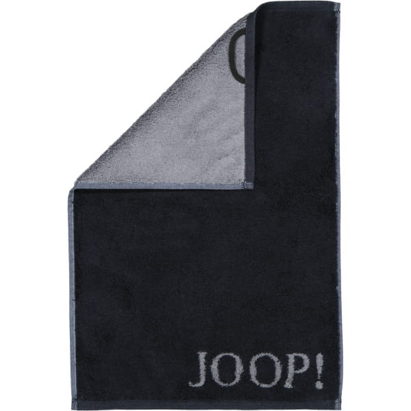 JOOP! Classic - Doubleface 1600 - Farbe: Schwarz - 90 - Gästetuch 30x50 cm