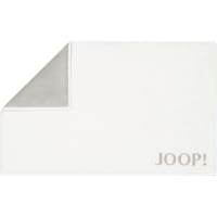 JOOP! Classic - Doubleface Badematte 1600 - 50x80 cm - Farbe: Weiß/Silber - 67