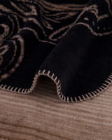 JOOP! Wohndecken Paisley - Farbe: Schwarz - 150x200 cm