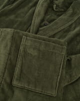 Vossen Bademäntel unisex Schalkragen Feeling-L - Farbe: mud green - 5830