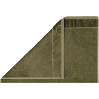 Möve Handtücher Bamboo luxe - Farbe: olive - 670 - Seiflappen 30x30 cm