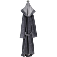 Cawö Home Herren Bademantel Kapuze 801 - Farbe: anthrazit - 71 - L