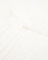 Möve - Kapuzenbademantel Piquée - Farbe: snow - 001 (2-7650/0175)