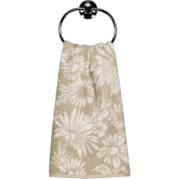 Cawö Handtücher Luxury Home Two-Tone Edition Floral 638 - Farbe: sand - 33 - Duschtuch 80x150 cm