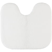 Rhomtuft - Badteppiche Aspect - Farbe: weiss - 01 - Toilettenvorlage mit Ausschnitt 55x60 cm