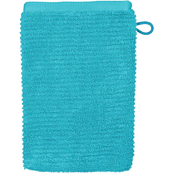 Möve Elements Uni - Farbe: ocean - 460 - Waschhandschuh 15x20 cm