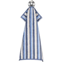 Cawö Handtücher Breeze Streifen 6222 - Farbe: sky - 17 - Waschhandschuh 16x22 cm