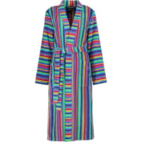 Cawö - Damen Bademantel Walkfrottier - Kimono 7048 - Farbe: 84 - multicolor - L