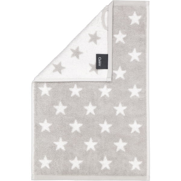 Cawö Handtücher NEW STARS Sterne klein 6261 - Farbe: platin/weiß - 76 - Gäs günstig online kaufen