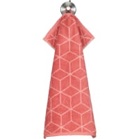 Villeroy &amp; Boch Handtücher Coordinates Carré 2557 - Farbe: coral - 22 - Handtuch 50x100 cm