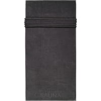 Cawö Saunatücher Pure 6501 - Farbe: basalt - 740 - 80x200 cm