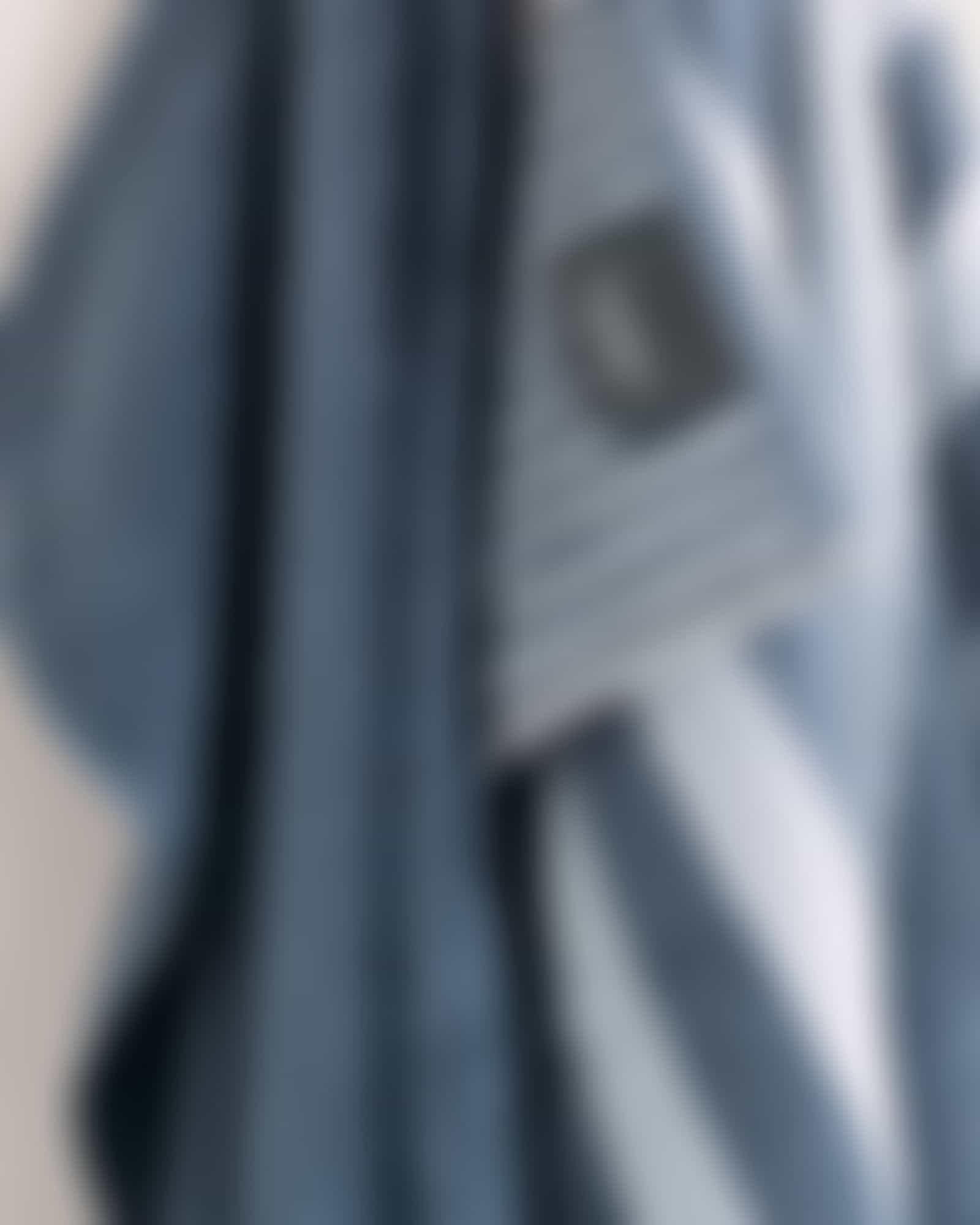 Cawö Handtücher Reverse Wendestreifen 6200 - Farbe: nachtblau - 11 - Duschtuch 70x140 cm