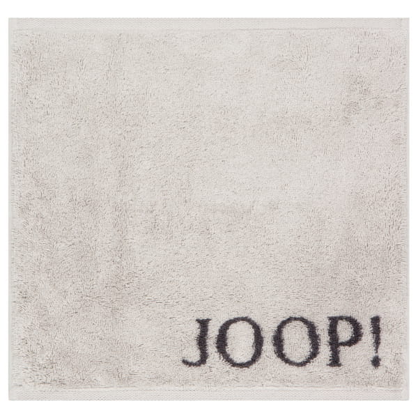 JOOP! Handtücher New Classic Doubleface 1720 - Farbe: Platin - 77 - Seiflappen 30x30 cm