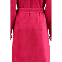 Esprit Damen Bademantel Cosy Kapuze - Farbe: raspberry - 001