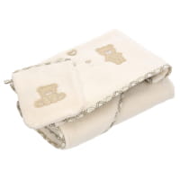 Vossen Kapuzentücher Teddy Bear Set - Farbe: ivory - 1030 Vossen Kapuzentücher Teddy Bear Set - Farbe: ivory - 1030