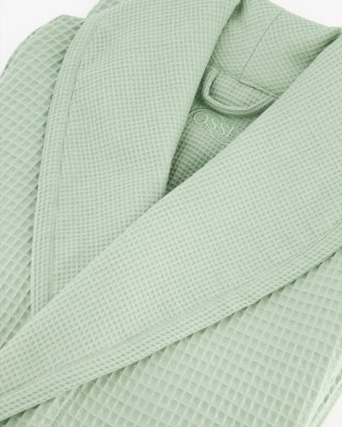 Vossen Bademäntel Damen Schalkragen Catania - Farbe: soft green - 5305